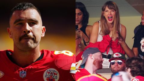Travis Kelce y Taylor Swift.