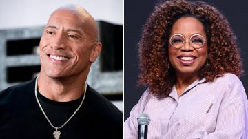 Dwayne Johnson y Oprah Winfrey | Foto: Getty Images