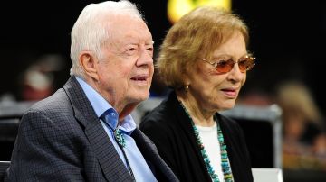 El expresidente Jimmy Carter y su esposa Rosalynn.