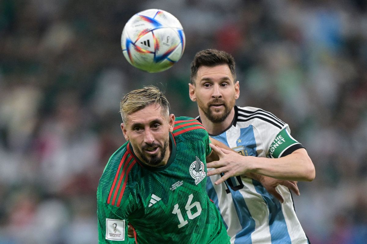 Héctor Herrera recognizes his motivation for playing against Lionel Messi and beating him