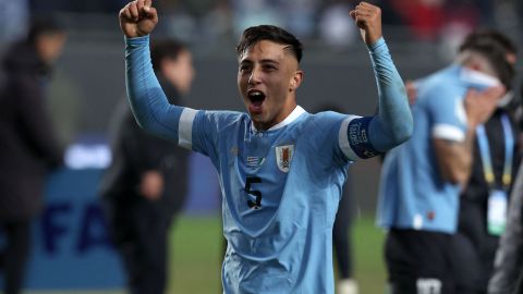 Fabricio Díaz, campeón del mundo sub 20 con Uruguay.