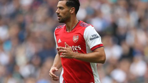 Pablo Marí con el Arsenal FC.