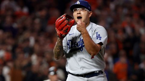 El pitcher mexicano de los Dodgers, Julio Urías.