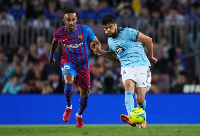 Araujo en un partido contra el FC Barcelona. Alex Caparros-Getty Images.