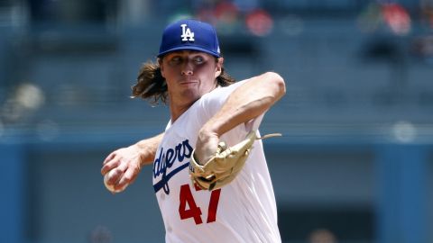 Ryan Pepiot, reemplazo de Julio Urías en el roster de los Dodgers.