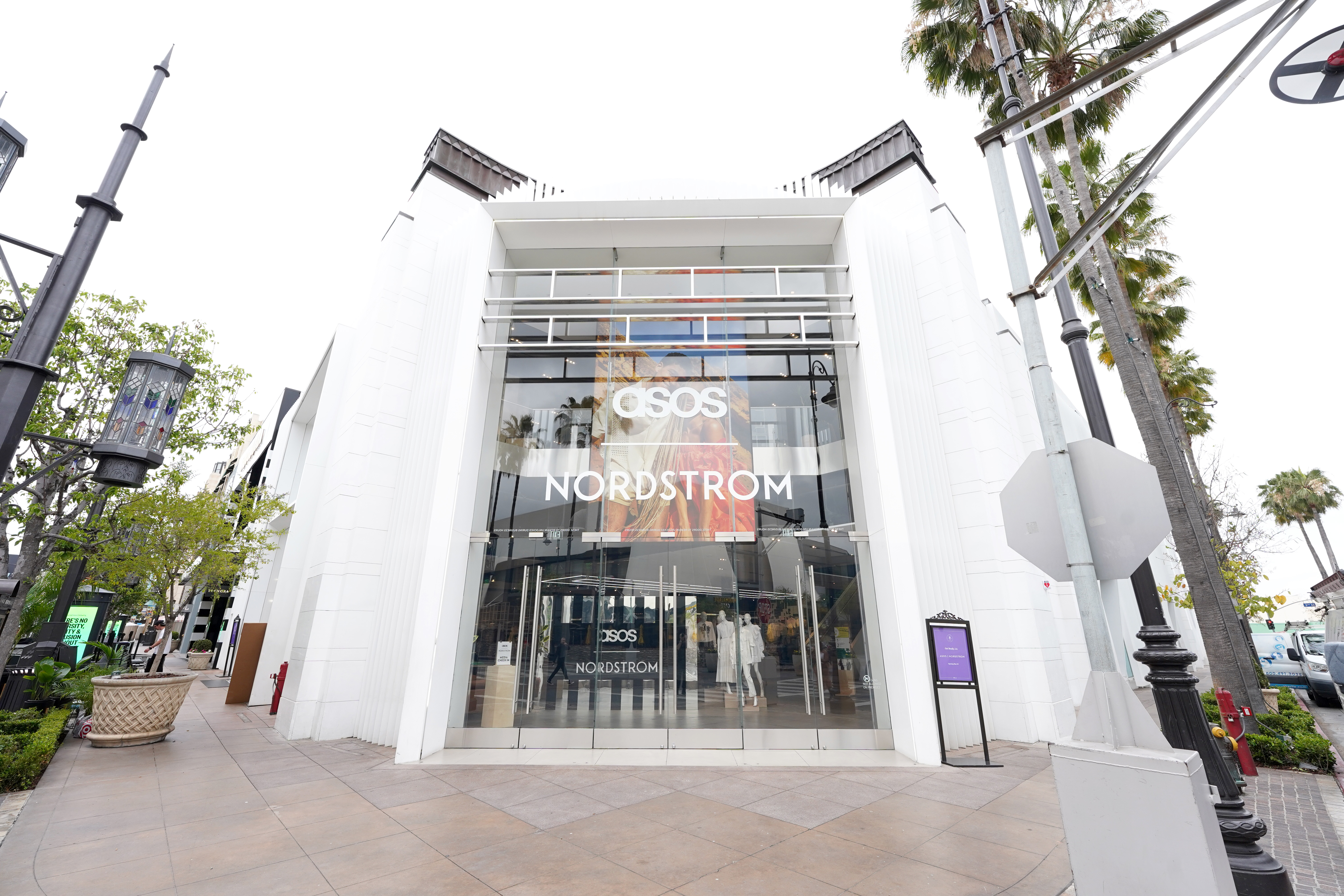 LOS ANGELES, CALIFORNIA - MAY 20: An exterior view of the ASOS | Nordstrom store is seen during the ASOS | Nordstrom Store Opening at The Grove on May 20, 2022 in Los Angeles, California. (Photo by Gonzalo Marroquin/Getty Images for Nordstrom)