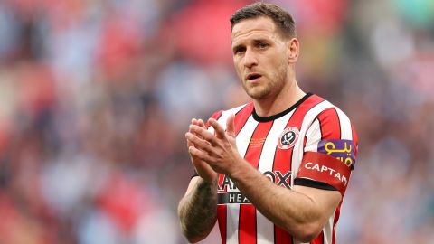 Billy Sharp era el capitán del Sheffield United.