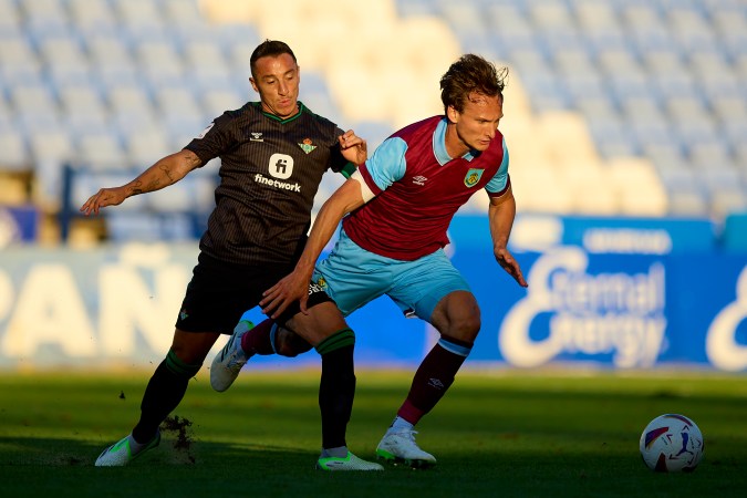 El Principito en un duelo de pretemporada ante el Burnley. Fran Santiago-Getty Images.