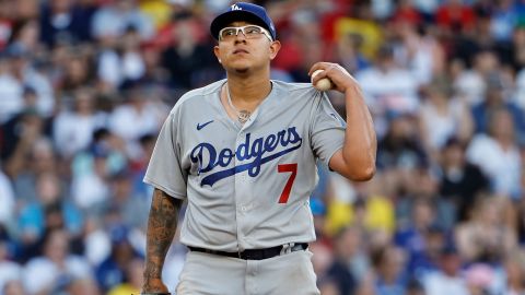 Julio Urías, lanzador zurdo mexicano de los Dodgers.