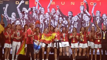 Selección española de fútbol que se coronó hace un mes en el Mundial de Australia-Nueva Zelanda 2023.