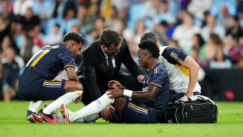Vinícius Jr. se lesionó ante el Celta.