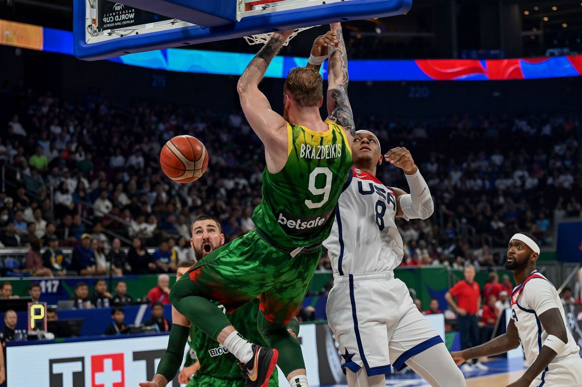 Basketball World Cup 2023: Lithuania takes the undefeated and first place from the United States with a rain of triples