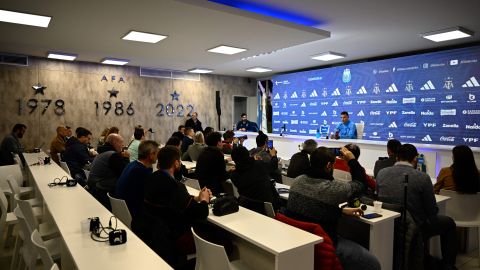 Rueda de prensa de Lionel Scaloni, previo al Argentina vs Ecuador.