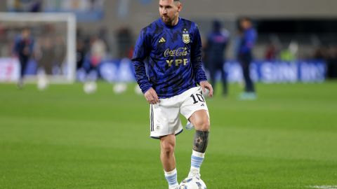 Lionel Messi ante Ecuador.