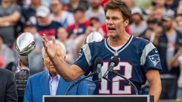 Tom Brady, leyenda de la NFL y de los New England Patriots.