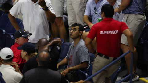 Manifestantes ambientales irrumpieron en la primera semifinal del US Open.