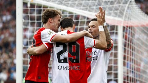 Santiago Giménez en la Eredivisie.