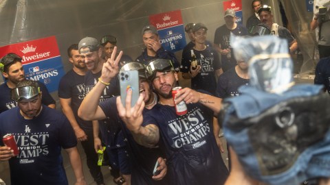 Los Dodgers celebraron en Seattle