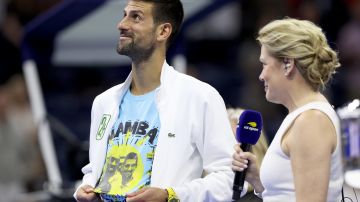 Tras su consagración en el abierto de los Estados Unidos Novak Djokovic recordó a Kobe Bryant