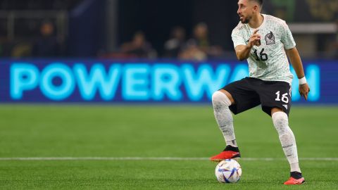 Héctor Herrera con la selección de México.