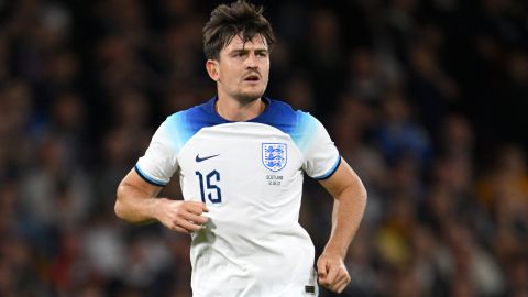 Harry Maguire con la selección de Inglaterra