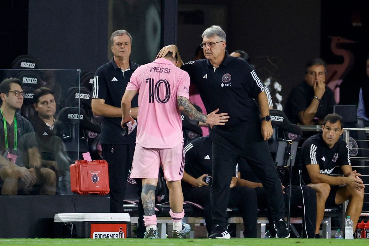 Inter Miami scores, but Messi and Jordi Alba set off the alarm after being injured in the first half