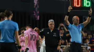 Messi pidió el cambio tras sentir algunas molestias en el último partido del Inter Miami.