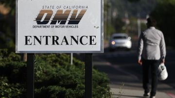 CORTE MADERA, CA - MAY 09: A sign is posted in front of a California Department of Motor Vehicles (DMV) office on May 9, 2017 in Corte Madera, California. The California Department of Motor Vehicles is being accused in a federal lawsuit of violating voter federal "motor voter" law with a requirement for over one million residents who renew their license by mail to fill out a seperate form with their renewal. (Photo by Justin Sullivan/Getty Images)
