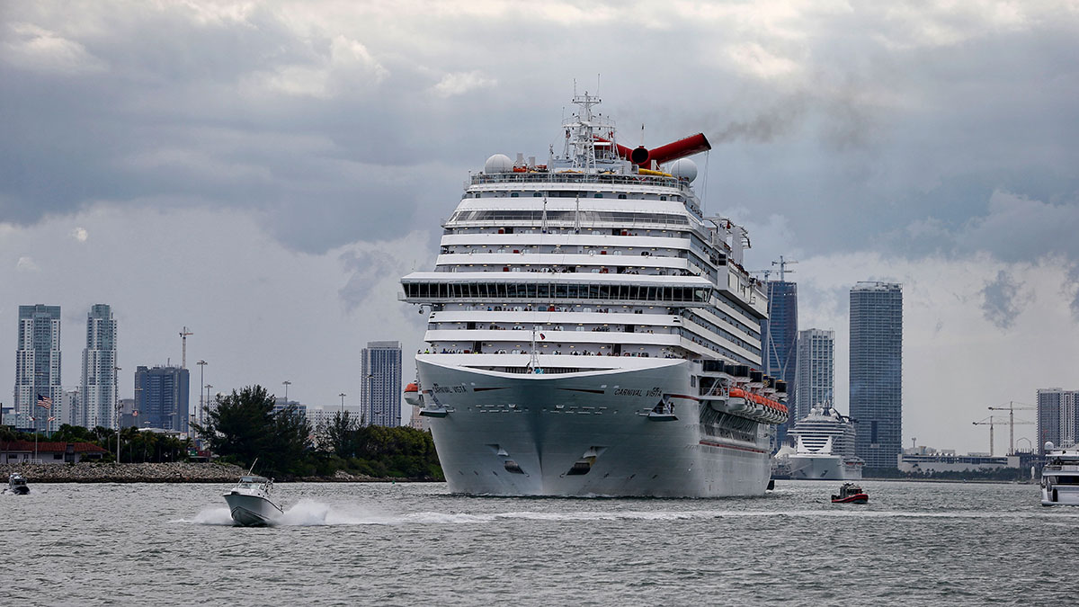 Where was it?  A passenger from a Carnival cruise ship disappears before docking in Miami