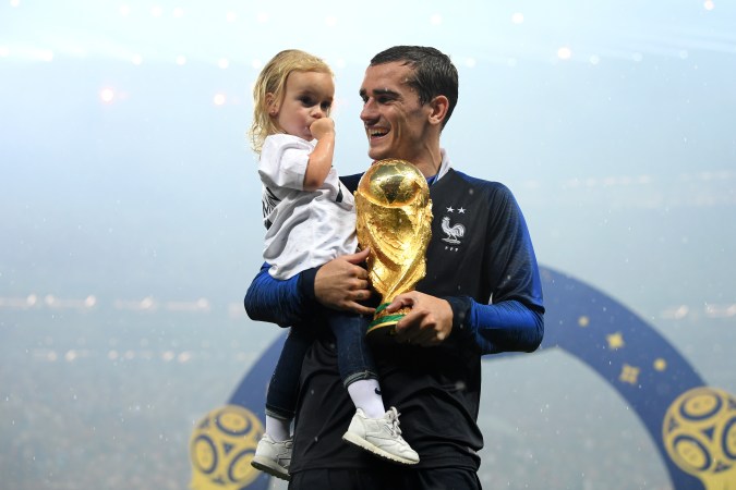 Griezmann fue uno de los protagonistas en la obtención de la Copa del Mundo. Matthias Hangst-Getty Images.