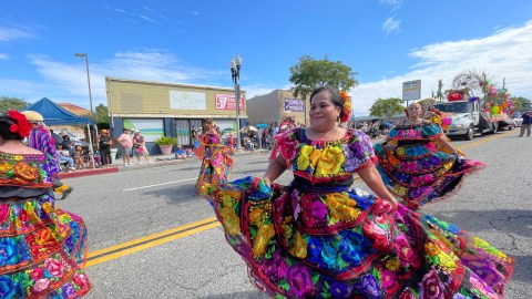 El Desfile de Independencia de México fue todo un mosaico de colores.