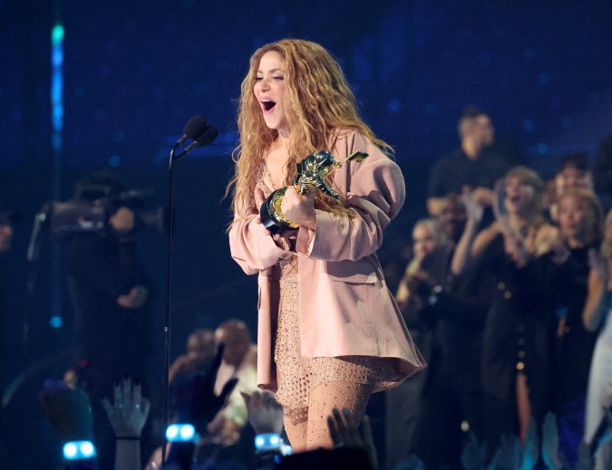Shakira en los MTV Video Music Awards 2023.