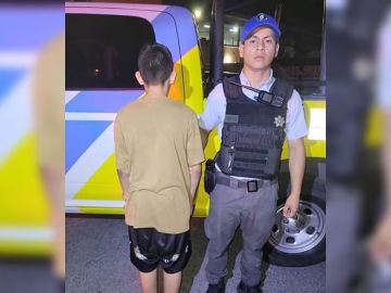 Arresto de ladrón en México
