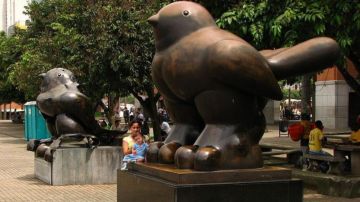 La escultura destrozada fue bautizada por Fernando Botero como el "Pájaro Herido".