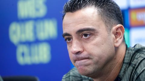 Rueda de prensa de Xavi Hernández.