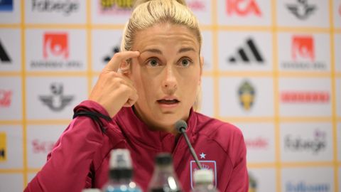 Alexia Putellas con la selección de España.