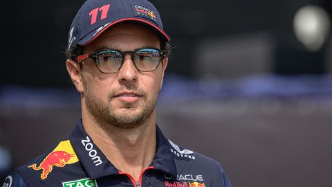 Checo Pérez en Monza, Italia.