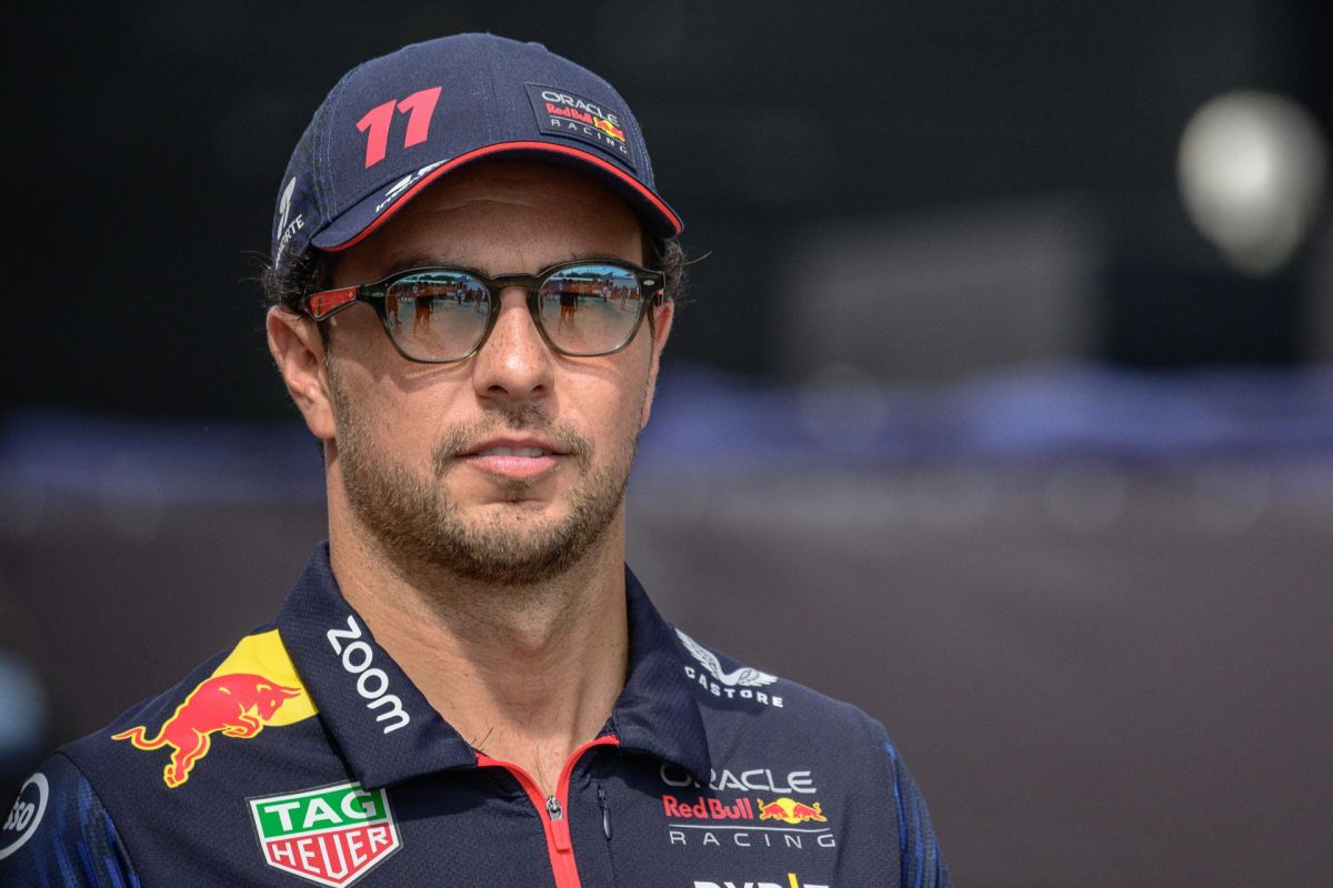 Checo Pérez en Monza, Italia.