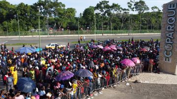 Trifulca de migrantes que buscan asilo al sur de México dejó dos detenidos y 10 heridos