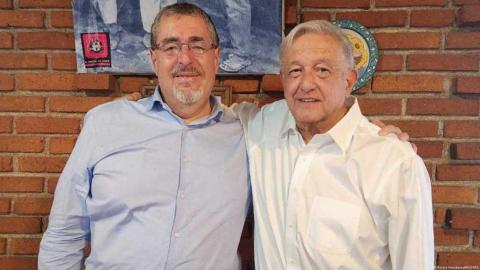 AMLO y Arévalo trabajarán "en bien" de México y Guatemala