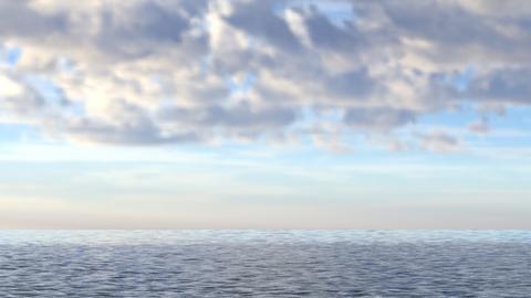 Ilustración de una plataforma de lanzamiento de cohetes espaciales en el mar.