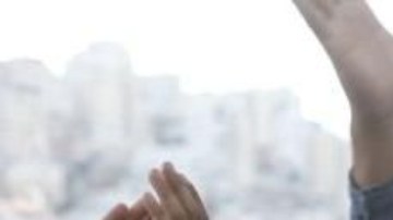 Manifestación en Cisjordania.