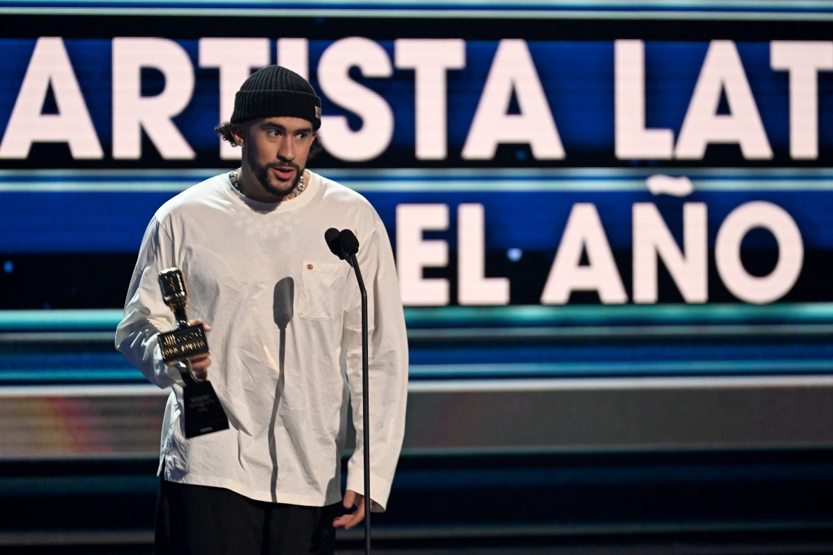 Bad Bunny es el Artista del Año en los Premios Billboard a la Música Latina 2023.