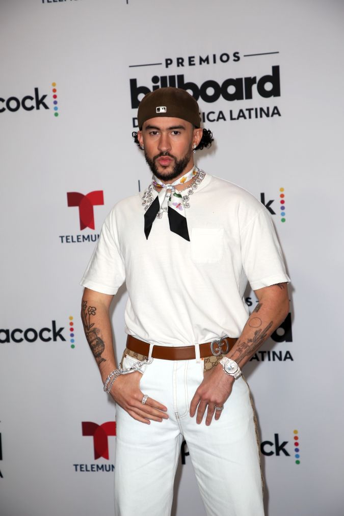 Bad Bunny en los Premios Billboard a la Música Latina.