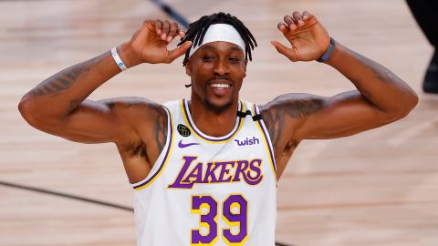 Dwight Howard con los Lakers en 2020.