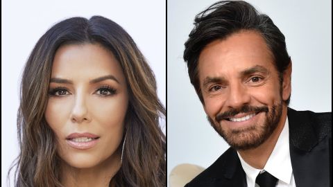 Eva Longoria y Eugenio Derbez, actores de origen mexicano.