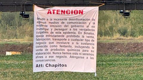 Narcomanta de Los Chapitos