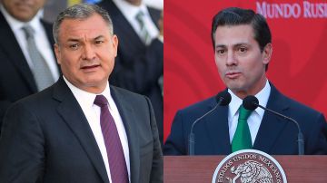 Genaro García Luna y Enrique Peña Nieto