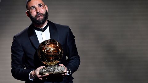 Benzema ganó el Balón de Oro hace un año.