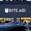 LOS ANGELES, CALIFORNIA - DECEMBER 21: The Rite Aid logo is displayed above a Ride Aid store on December 21, 2022 in Los Angeles, California. Rite Aid Corp. shares were down almost 14 percent in midday trading after the pharmacy chain announced a third quarter revenue loss while lowering its full fiscal year revenue guidance. (Photo by Mario Tama/Getty Images)